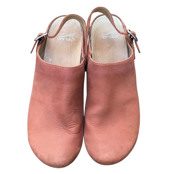 Dansko Women's Tan Leather Mules - Picture 3 of 9